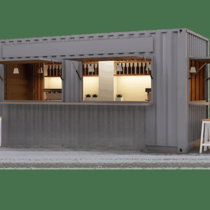Container Bar 10 ft - Modèle Island 360
